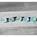 Květinové čelenky Sunflower Modrá