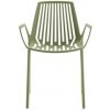 Zahradní židle a křeslo Fast Hliníkové stohovatelné jídelní křeslo Rion, 55x56x79 cm, lakovaný hliník bílá white