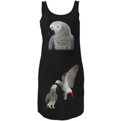 Tričko s potiskem Žako kongo dámské Černá – Zboží Dáma