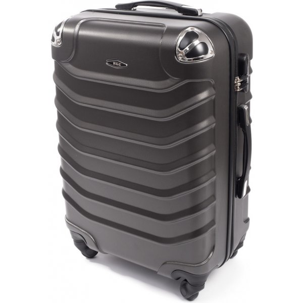 Cestovní kufr RGL 730 tmavě šedá XXL 100 l 70x47x29 cm