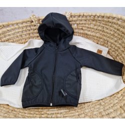 Softshellová bunda Yháček zimní černá/černá