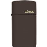 Zippo Slim Brown Logo 26958 – Hledejceny.cz
