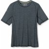 Pánské sportovní tričko Smartwool M Merino Sport 120 Short Sleeve Charcoal heather