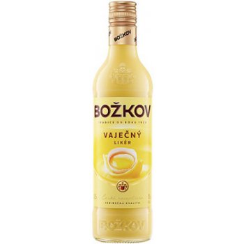 Božkov Vaječný likér 15% 0,5 l (holá láhev)