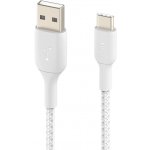 Bekin CAB002bt2MWH oplétaný USB-C - USB-A, 2m, bílý – Zboží Živě