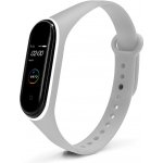 Xiaomi Mi Band 3/4 náhradní náramek Dvoubarevný Šedo-bílý MBSCZ-4DBSBL – Zboží Živě