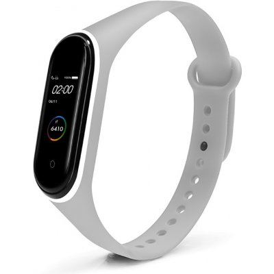 Xiaomi Mi Band 3/4 náhradní náramek Dvoubarevný Šedo-bílý MBSCZ-4DBSBL – Zbozi.Blesk.cz