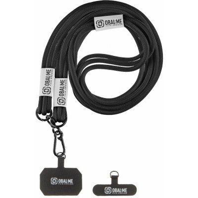 Popruh OBAL:ME NeckTag Trio na Telefon Black 143791 – Sleviste.cz