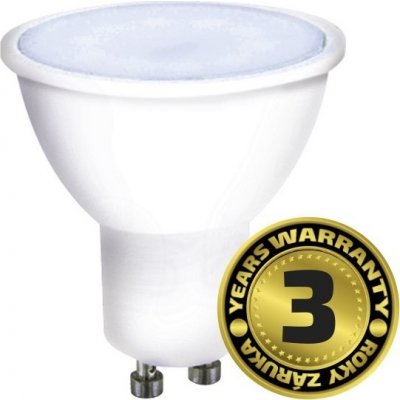 Solight LED žárovka , bodová , 7W, GU10, 6000K, 595lm, bílá – Zboží Mobilmania