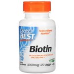 Doctor's Best Biotin 5000 mcg 120 rostlinných kapslí – Hledejceny.cz