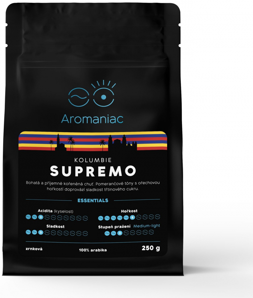 Aromaniac Kolumbie Supremo 250 g