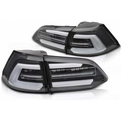 Zadní LED světla, světlomety, lampy VW Golf 7, 2013-2017 kombi, SEQ, černé – Hledejceny.cz