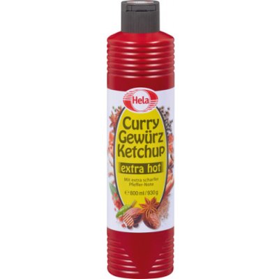 Hela Curry kořeněný kečup extra pálivý 800 ml – Zboží Dáma