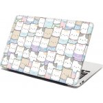 Sablio Samolepka na notebook Kreslená koťátka - 29x20 cm – Zboží Živě