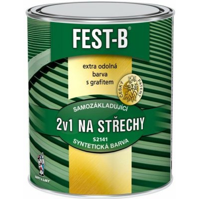 Barvy A Laky Hostivař FEST-B S2141, antikorozní nátěr na železo 0111 šedý, 12kg – HobbyKompas.cz