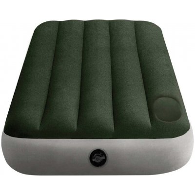 Intex DURA-BEAM DOWNY AIRBED WITH FOOT BIP nafukovací postel 76x191x25 cm 64760 – Sleviste.cz