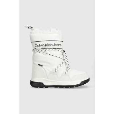 Calvin Klein Sněhule Jeans V3A6 80713 1486 S White