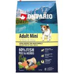 Ontario Adult Mini 7 Fish & Rice 6,5 kg – Sleviste.cz