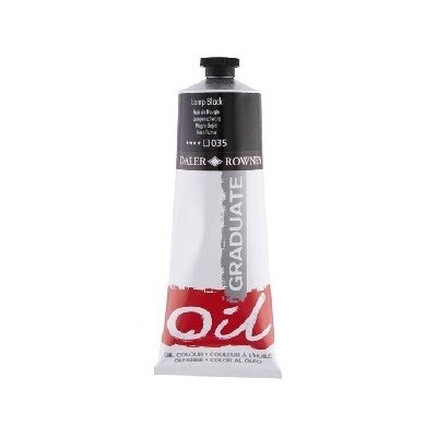 Daler & Rowney Graduate oil 200 ml lamp black 035 – Hledejceny.cz