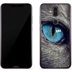 Pouzdro mmCase gelové Nokia 7.1 Plus - modré kočičí oko – Zboží Živě