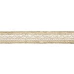 Jutový pásek s krajkou 5 cm asymetrický – Zboží Dáma