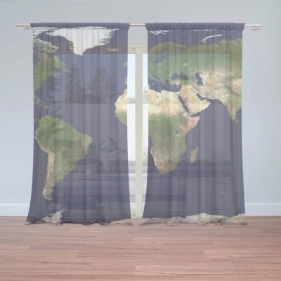 Záclony Fotka z družice: 2 ks - 150x250 cm - Sablio – Hledejceny.cz