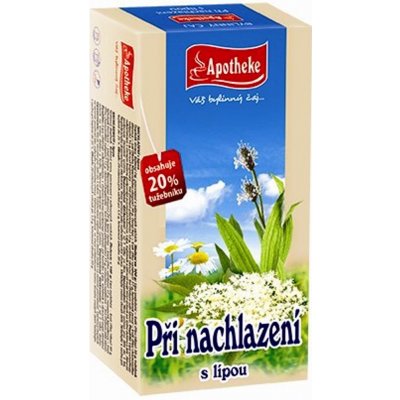 Apotheke čaj Při nachlazení s lípou 20 x 1,5 g – Hledejceny.cz