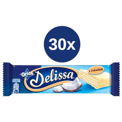 Orion Delissa oplatky kokosová 30 x 30 g – Sleviste.cz