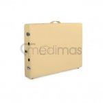 Medimas dřevěný masážní stůl lehátko Prosport 2 Deluxe béžová – Zboží Dáma