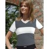 Dámská Trička Gina tričko s krátkým rukávem šité Adéla 98014P černá citronová