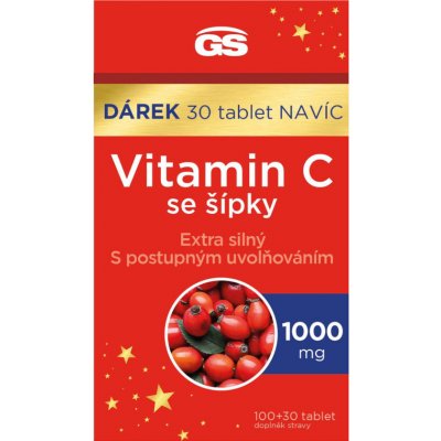 GS Vitamin C1000 se šípky 00+30 tablet 2023 – Sleviste.cz
