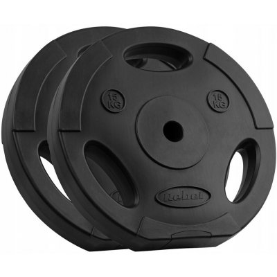 Rebel Závaží asfaltová 2 x15 kg 30 kg 31 mm – Hledejceny.cz