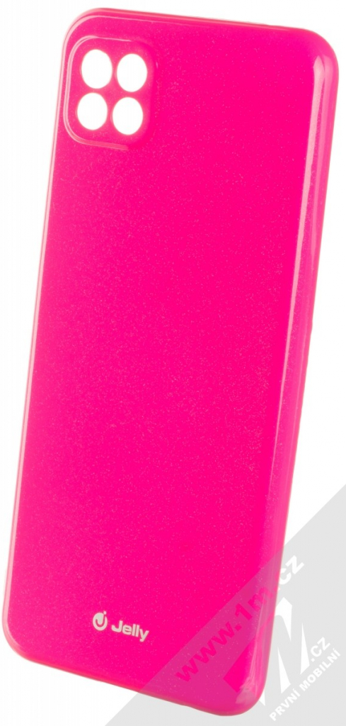Pouzdro 1Mcz Jelly TPU Samsung Galaxy A22 5G sytě růžové