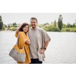 Nelly plážové pončo pánské přírodní – Zboží Dáma