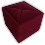 Zlatnictví Zlatíčko Krabička sametová obdelník bordó RE02-A10 – Hledejceny.cz