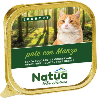 Natua Country Adult Cat Hovězí paté 100 g – Hledejceny.cz