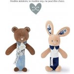 Doudou Chrastítko pískací 17 cm medvěd – Zboží Dáma