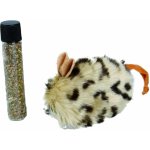 Flamingo Plyšová myš pro kočky s Catnipem 4x4x10cm – Hledejceny.cz