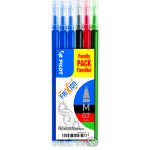 Pilot FriXion Ball 07 Náplň sada 6 ks modrá (3 ×), černá, červená, zelená – Zboží Dáma