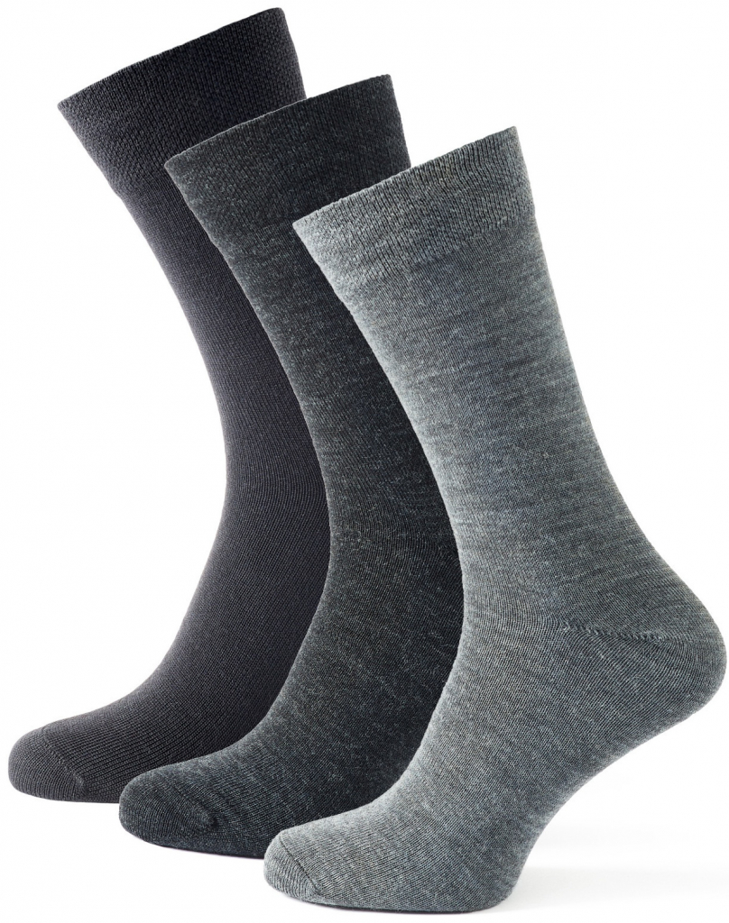 Zulu ponožky Diplomat Merino 3 pack mix1