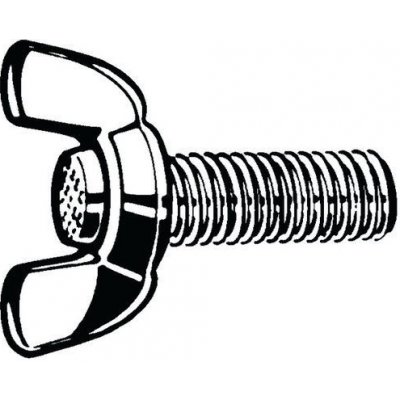 Křídlový šroub lehký (americký) typ Nerezocel A2 M4X10 – Sleviste.cz