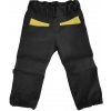 Dětské rifle Dětské softshellové kalhoty jarní Černá Žlutá