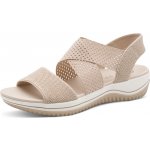 Dámské sandály na klínku Jana 8-28768-42 499 béžové – Hledejceny.cz
