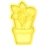 3D Tvořílkovo Vykrajovátko Narcis z kolekce Tvořivé Květinky: 8 cm/ 10 cm/ 13 cm -: 10 cm – Zboží Mobilmania