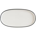 BONNA Oválný talíř 210 mm Linea Black – Sleviste.cz