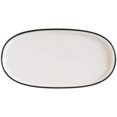 BONNA Oválný talíř 210 mm Linea Black – Sleviste.cz