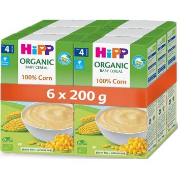 Hipp Bio První obilná kaše 100% kukuřičná 6 x 200 g