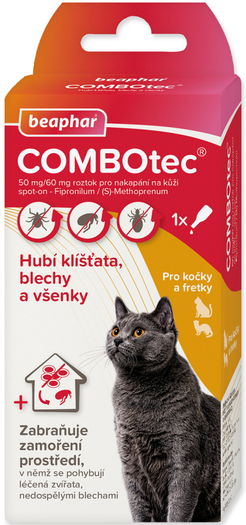 Combotec Spot-on pro kočky a fretky 50 / 60mg 1 x 0,5 ml