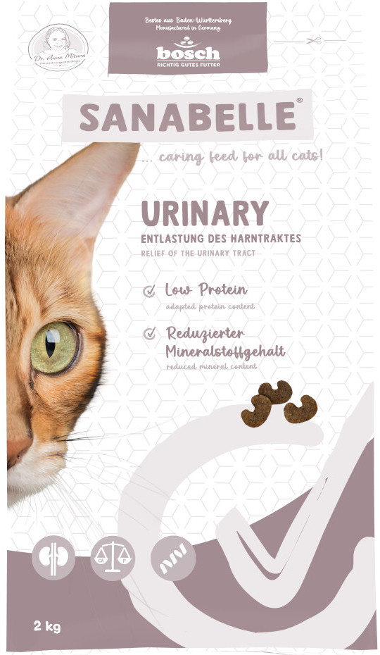 SANABELLE Urinary pro kočky s citlivým močovým ústrojím 2 kg