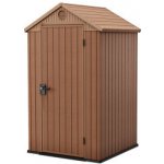 Keter Darwin 4 x 4 hnědý s podlahou 259006 – Zboží Mobilmania